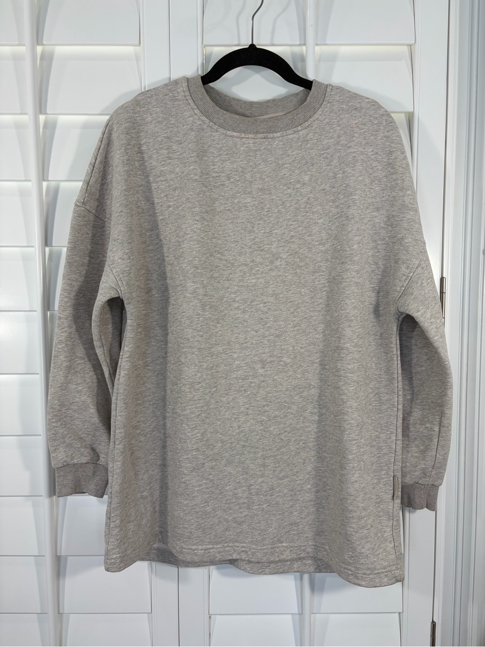 Varley Heather Grey Crew Sweatshirt (S)